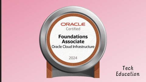Oracle Cloud Infrastructure Foundations Associate 2024のUdemy講座画像